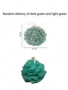 1pc Luxury Foam Bath Ball: Soft Mesh Bath Sponge, Creates Rich Lather And Gently Exfoliates - Multicolor - View 7
