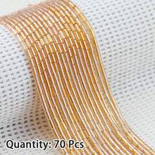 70pcs 5mm Colorful Crystal Tube Beads DIY Jewelry Making Accessories For Necklace, Bracelet, Pendant, Loose Beads - Crystal Tube - View 18