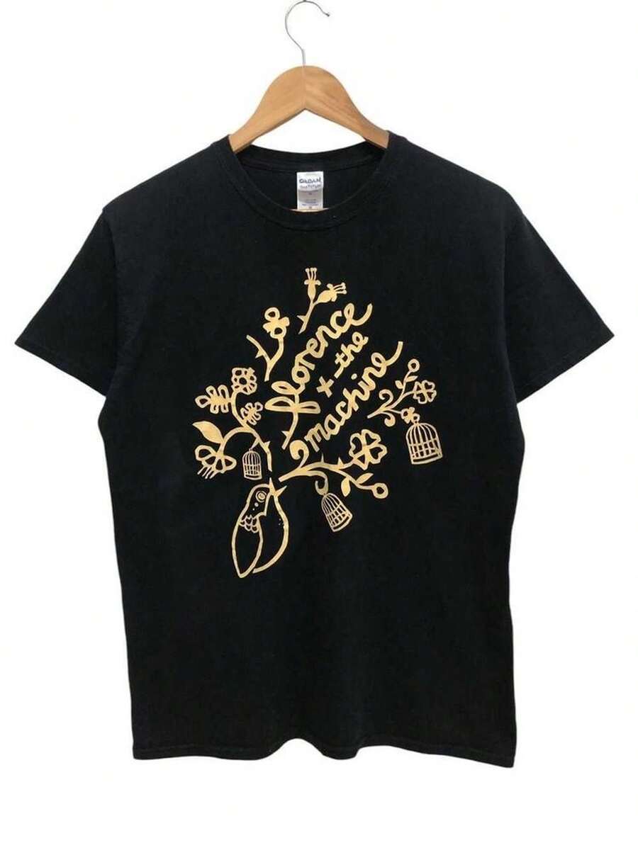 Florence And The Machine Unisex T-Shirt English Rock Band Concert S-5XL LO469 - 黑色 - 查看 1