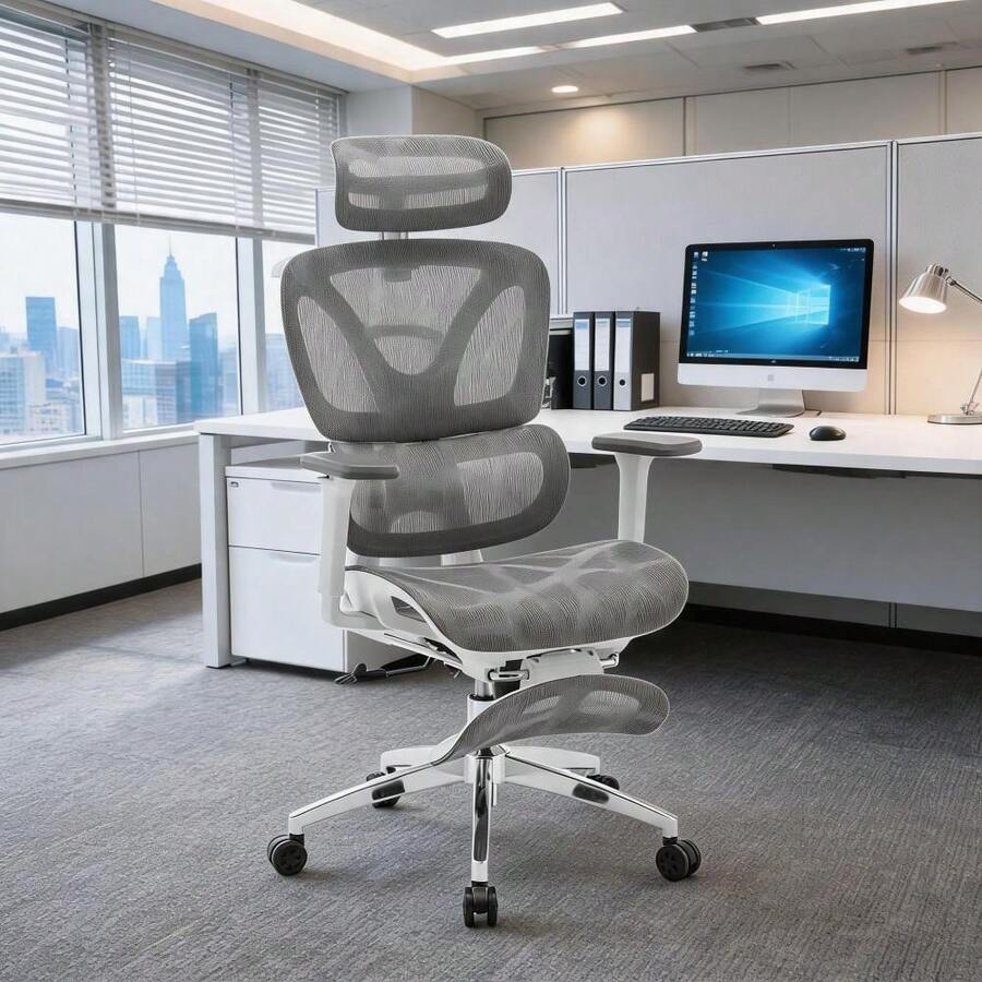 Kselythan Home Office Chairs - Grey - View 1