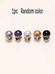 6/3/1pc New Minimalist Spiral Buckle Fashion Decorative Accessory, Seamless Adjustable Collar Buckle, Suitable For Women, Essential For Casual Outfits, Sewing Supplies Brooch Button Handmade Badge - Multicolor - View 12