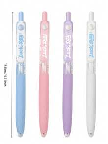 Good Luck Fragrance Retractable Neutral Pen CS Double Ball Tip Retractable Student Exam Use 0.5 Black Quick Dry Easy To Write - Multicolor - View 5