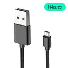 DATA FROG Compatible With PS 4 Controller Charging Cable Micro Usb Data Cable Wireless Controller Charging Cable 1/2/3 M Cable - Black 1m - View 6