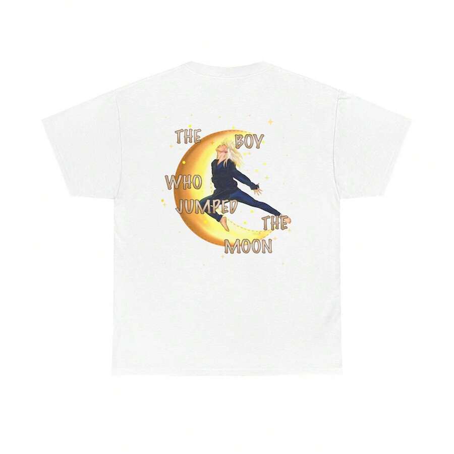 El niño que saltó a la luna | Camiseta gráfica "El niño que saltó a la luna" | Jimin - Blanco - Ver 1