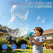 Giant Bubble Machine For Water And Beach Games, Automatic Bubble Machine With Wing Design - Giant Bubble Launcher - Fun Summer Toy - Pink - View 3