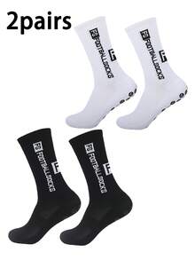 2/5/10/20 Pairs Men's Thick Sports Socks, Non-Slip And Durable, Suitable For Sports, Football, Basketball, Rugby, Cycling, Running, Also Suitable For Gym And Autumn Wear. - Multicolor - View 14
