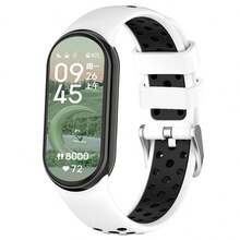 1件裝 柔軟矽膠錶帶，適用於 Mi Band 8 9 10，運動手錶錶帶手環替換配件，相容 Mi Band 10 9 8 - Compatible With Xiao Mi band 8/9/10 - 查看 11
