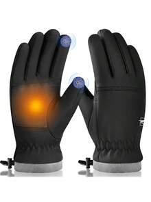 Ski Gloves, Warm And Breathable Snow Gloves, Touchscreen Compatible, Suitable For Outdoor Sports - Skiing - Cycling - Running - Driving - Winter Warm Gloves - Ski Gloves - View 2