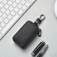 Custom Text Logo Car Key Pouch Unisex Car Key Storage Bag Creative Fashion Minimalist Waist Hanging Keychain - Multicolor 2 - View 12