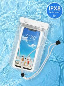 深水防水手機袋 透明觸控螢幕防水袋 附可調節掛繩 耐用防水手機保護套 適用潛水、浮潛、游泳、旅行 - 彩色 - 查看 9