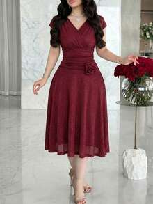 Ethnic Dresses - Bordeaux - View 8