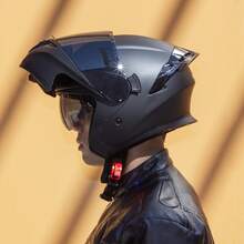 Crown Racing Motorcycle Dual Visor Flip Up Modular Open Face Helmet DOT Approve Motorcycle Helmets - Multicolor - View 4