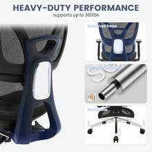 Kselythan Home Office Chairs - Black - View 8