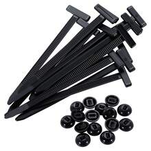 Universal Nylon Cable Ties, 50-Pack, Durable Multifunctional Plastic Fasteners, Ideal For Automotive And Cable Organization - A - View 8