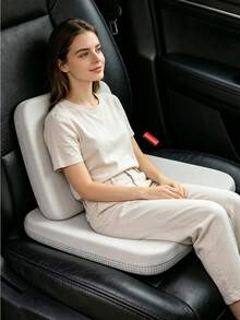 Non-Slip Truck Seat Cushion, 4cm Thick Memory Foam Pad, Suitable For Long-Distance Driving, Detachable And Breathable... Set, Relieves Hip Pressure And Provides Posture Support, Suitable For Cars, Offices And School Desks - Multicolor - View 3