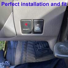 TRTY 1pc Universal Car Fog Light Switch, Rocker Switch, Headlight Replacement Switch, DIY Modification Multi-Purpose Scenario Use, Compatible With DC 12V 35A, DC 24V 18A Switch, Signal Indicator Light (Blue/Red), Suitable For Cars, Trucks, Farm Vehicles, Off-Road Vehicles, Boat Switch Accessories - Toggle Switch - View 9
