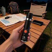 Unisex Practical Style Portable Lamp For Home And Travel - Black - View 4