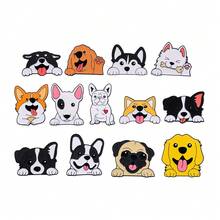 1/13 Pcs Dog Series Brooch Creativity Cute Animals Enamel Pin Metal Badge Jewelry Clothing Backpack Accessories Gift - Multicolor - View 1