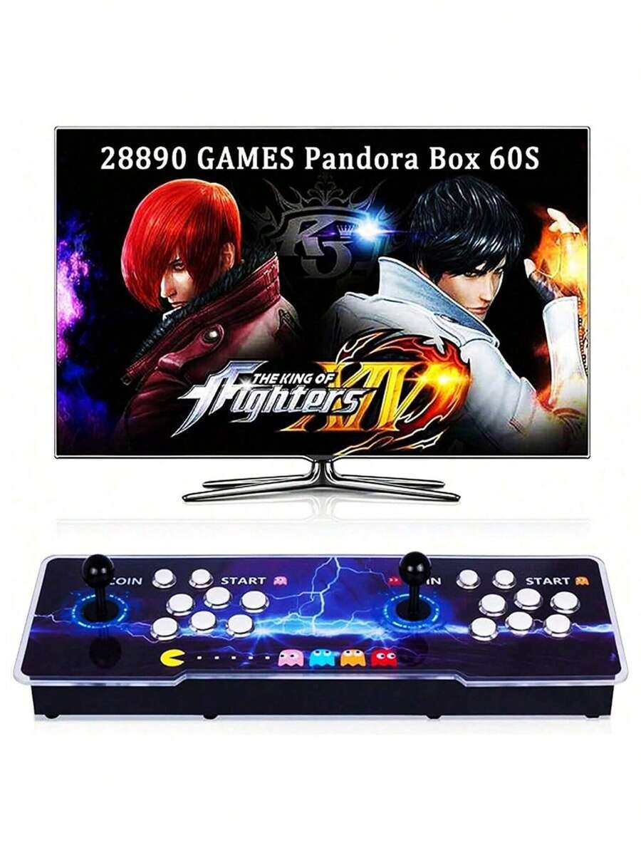 500+ Games Retro Console With 1 Game Box, Multiplayer Machine, High Resolution, Perfect HD Arcade Emulation - Multicolor - View 1