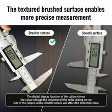 1 Pc 6-Inch 150mm Stainless Steel Electronic Digital Vernier Caliper Metal Micrometer Measuring - A - View 4