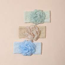 Multi-Pack Soft Elastic Baby Headbands, Breathable, Suitable For All Seasons, Great Gift, Perfect For Photos - Multicolor - View 12
