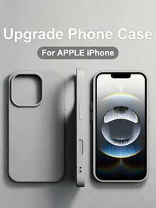 Upgraded Phone Case Compatible With Iphone 17 Pro Max, Compatible With IPhone 16 11 12 13 14 15 Pro Max Plus 17 Air Series, Shockproof Back Cover Accessory - Light Grey - View 1