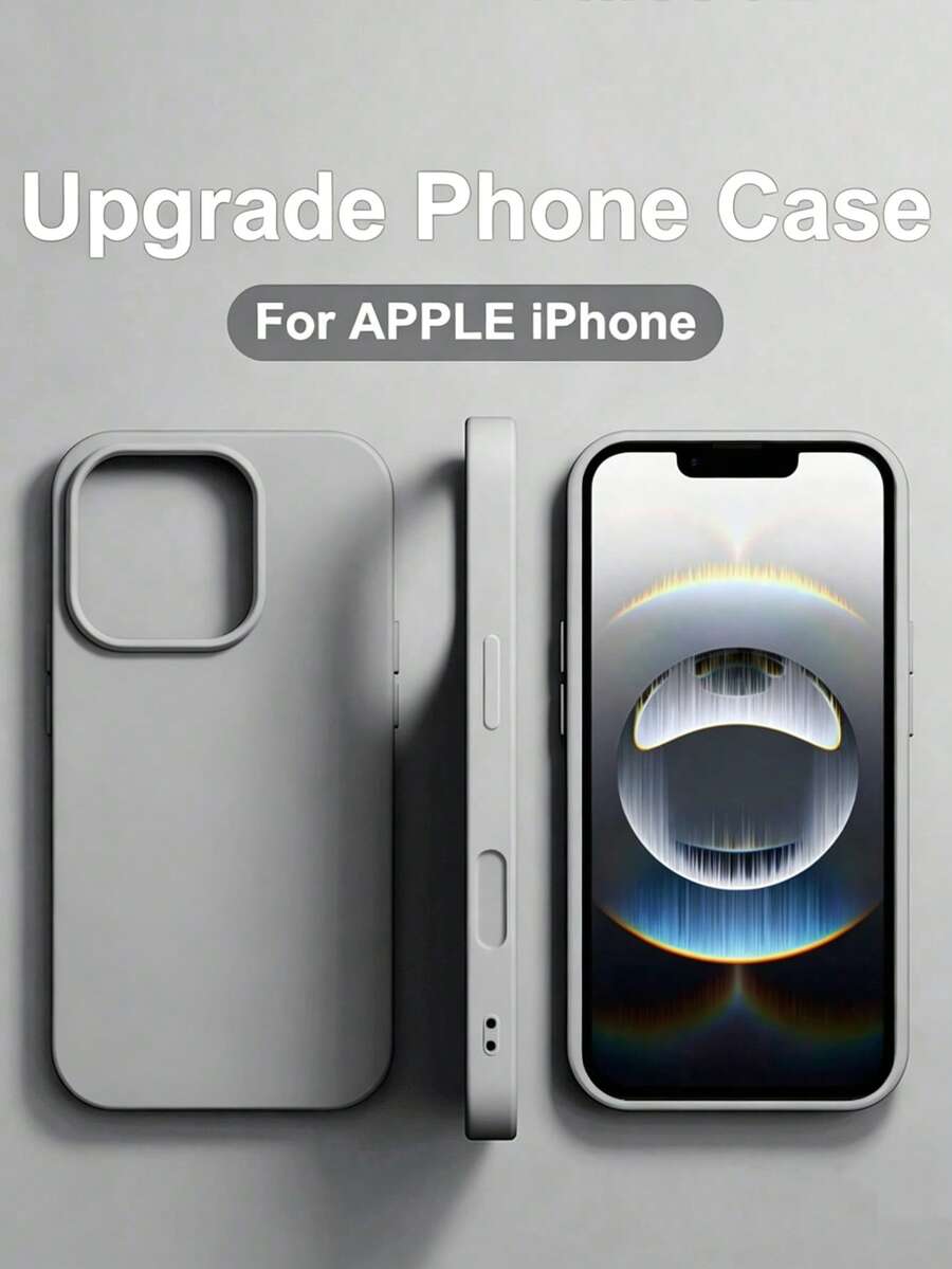 Upgraded Phone Case Compatible With Iphone 17 Pro Max, Compatible With IPhone 16 11 12 13 14 15 Pro Max Plus 17 Air Series, Shockproof Back Cover Accessory - Light Grey - View 1