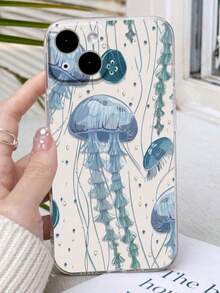 精準開孔 高透明全螢幕白色星空海龜彩繪防摔透明手機殼，適用於 iPhone 系列/系列，適用於小米/ - 彩色 - 查看 3
