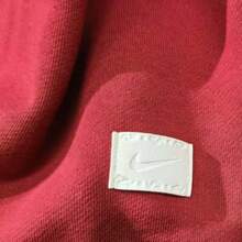Nike Swoosh Embroidered Crewneck Pullover Sweatshirt Men's Loose Long Sleeve Daily Commute Outdoor Sports Comfortable Versatile Casual Top - Red - View 5