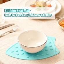 Silicone Non-Slip Ironing Pad, Suitable For Ironing Board, Heat Resistant, Steam-Proof, Compact And Portable, Home Kitchen Mat - A - View 7