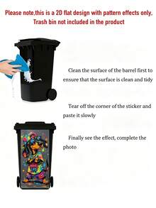 1pc Cartoon Dachshund Stickers, 37*82cm Self-Adhesive, Suitable For Plastic Surfaces, Removable, Home Decor, Applicable To Trash Cans, Walls, Bathrooms, Refrigerators, Smooth Surface, Fun Themed Decor, Cover Wall Imperfections - Dachshund - View 6