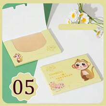 600 Peças Folhas Absorventes de Óleo em Cores Variadas, 6 Pacotes Pequenos por Saco, Remove Facilmente o Excesso de Óleo Facial, Mantém a Pele Fresca e Livre de Óleo. Item de Beleza Essencial, Portátil, Adequado para Todos os Tipos de Pele. - Multicolorido - Visão 10