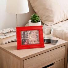Unisex Practical Style For Bedroom And Office Desk Clock - Red - View 5