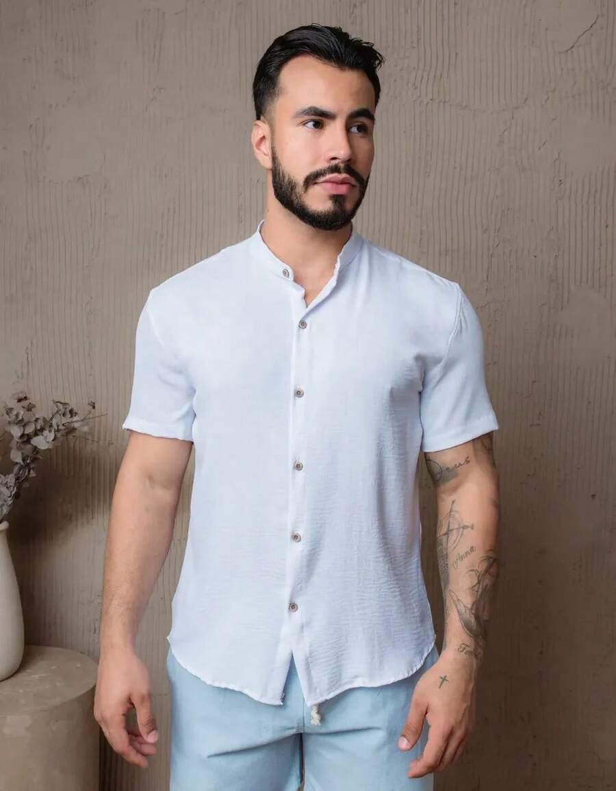 Men Shirts - White - View 1