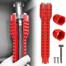 14-In-1 Multi-Function Sink Wrench Universal Bathroom Installation Tool Multi-Purpose Water Pipe Faucet Disassembly Wrench Home Water And Electricity Repair Manual Tool Bathroom Water Pipe Installation Tool Suitable For Bathroom And Kitchen Maintenance Bathroom Sink Faucet Industrial Manual Tool Sink Maintenance Plumbing Tool Easy To Use Tool - 14-in-1 - View 9