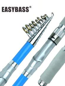 Joran Pancing Teleskopik 1,8m-3m, Pancing Air Asin Jarak Jauh, Portabel, Cocok untuk Berbagai Perairan - MultiWarna - View 8