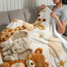 Copripiumino Morbido Bettdecke Kuscheldecke 580a942572333320565f34d5d8469ab0 per Divano Camera da Letto Soggiorno Calda Leggera Coperta Idea Regalo Accogliente - Multicolore - Visualizzare 4