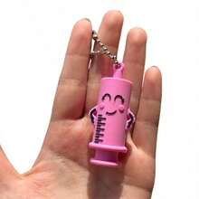 1pc Keychain Ampoule Opener, Syringe-Shaped Cutter, Nurse/Doctor Ampoule Opening Assistant Tool, Bottle Neck Breaker - one-size - View 2