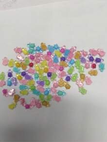 100/300/500pcs Mini Sea Turtle Figurines, Small Ocean Animal Sculptures Made Of Shiny Resin, Suitable For DIY Garden Decor, Dollhouse, Aquarium Decoration, Colorful Cartoon DIY Accessories, Water Tank Turtle Model, Turtle Shaped Nail Accessories. Suitable As Small Gifts For Birthday And Wedding [Please Note The Size, These Are Small] - Multicolor - View 4