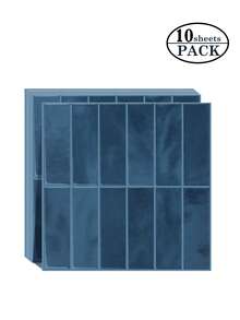 WoStick 1/4/10pcs 12'' X 12'' Self-Adhesive Backsplash Stickers - Vintage Navy Mist Textured 3D Self-Adhesive Tile Decals, Suitable For Kitchen, Bathroom, RV Wall Decoration - Indigo Large Size - View 12