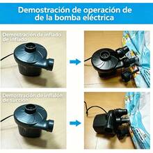 Electric Air Pump Portable Inflator Air Compressor For Mattress Pool Inflatable With 3 Nozzles S/M/L Accessory - Black - View 11