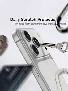 1 Set - Kit de Protector de Pantalla de Cobertura Completa para 17 Pro Max: Protector de Módulo de Cámara y Película Trasera Ultra Delgada, Película Mate Ultra Delgada, Cobertura Completa, Anti-Arañazos, Anti-Huellas, Alta Transparencia, Instalación de Alineación Fácil - transparente - Ver 7