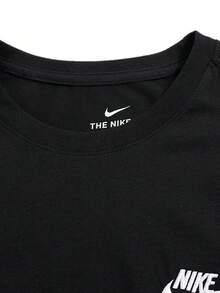 Nike Men's Summer 2026 New Classic Logo Breathable Crew Neck Short Sleeve T-Shirt AR4999-013 - Black - View 3