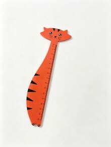 1pc Creative Cartoon Wooden Ruler Set, Teaching Aid Tool, Learning Measurement Tool, Panda, Giraffe, Crocodile, Brown Bear Cartoon Animal Shaped Ruler, Student Gift, Graduation Gift, Wooden Ruler, Suitable For Home, Classroom, Gift, Holiday Gift Decoration - Animal Rulers - View 16