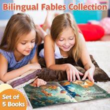 English Spanish Bilingual Classic Fable Picture Books For Kids With Colorful Illustrations Moral Stories Early Learning Vocabulary Preschool Bedtime Read Aloud Parent Child Reading Gift For Boys And Girls - Bilingual Storybook - View 7
