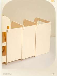 Desktop Book Storage Rack Pen Holder Student Desk Stationery Organizer Office Workstation Bookshelf Miscellaneous Storage Rack - Multicolor - View 7