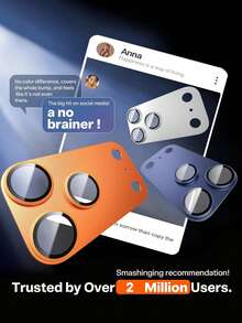 1pc Metal Framed Tempered Glass Camera Lens Protector - Deep Blue. Suitable For IPhone 17 Pro/17 Pro Max Camera Lens Protection, Fits 16 Pro Max/15 Pro Max/15 Pro/15/14/13/12 Pro/12 Pro Max/11 Camera. [Matte][Strong Adhesive]. Suitable As A Gift For Birthday, Easter, Spring, Summer And Other Holidays. - Navy Blue - View 7
