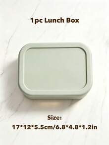 Customized Back To School Silicone Lunch Box, Back To School Gift, Personalized Student Food Storage Portable Meal Container, Practical School Supplies, Suitable For Students, Office Workers, Home Meal, Fruit, Dessert Storage - New - View 18