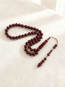 1串45顆樹脂齋月祈禱珠 Tasbih，光滑拋光伊斯蘭祈禱珠 Misbaha，手持式祈禱珠，適合日常崇拜、齋月、開齋節、冥想與紓壓，耐用輕量宗教配件 - 彩色 - 查看 19