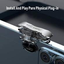 1 Pasang Kontroler Game Mobile, Joystick Pemicu Game Mobile, 10 Pelindung Jari Game, Cocok Untuk Ponsel Android dan iOS, Hadiah Untuk Pecinta Game Pria dan Wanita - Perak - View 10